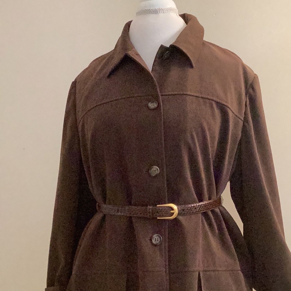 Talbots, Brown Shacket - Picture 6 of 12